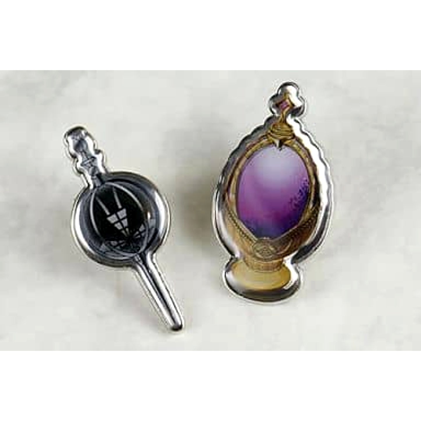 Puella Magi Madoka Magica Soul Gem Grief Seed Homura Akemi Ichiban Kuji Pins Set Prize G Pins [USED]