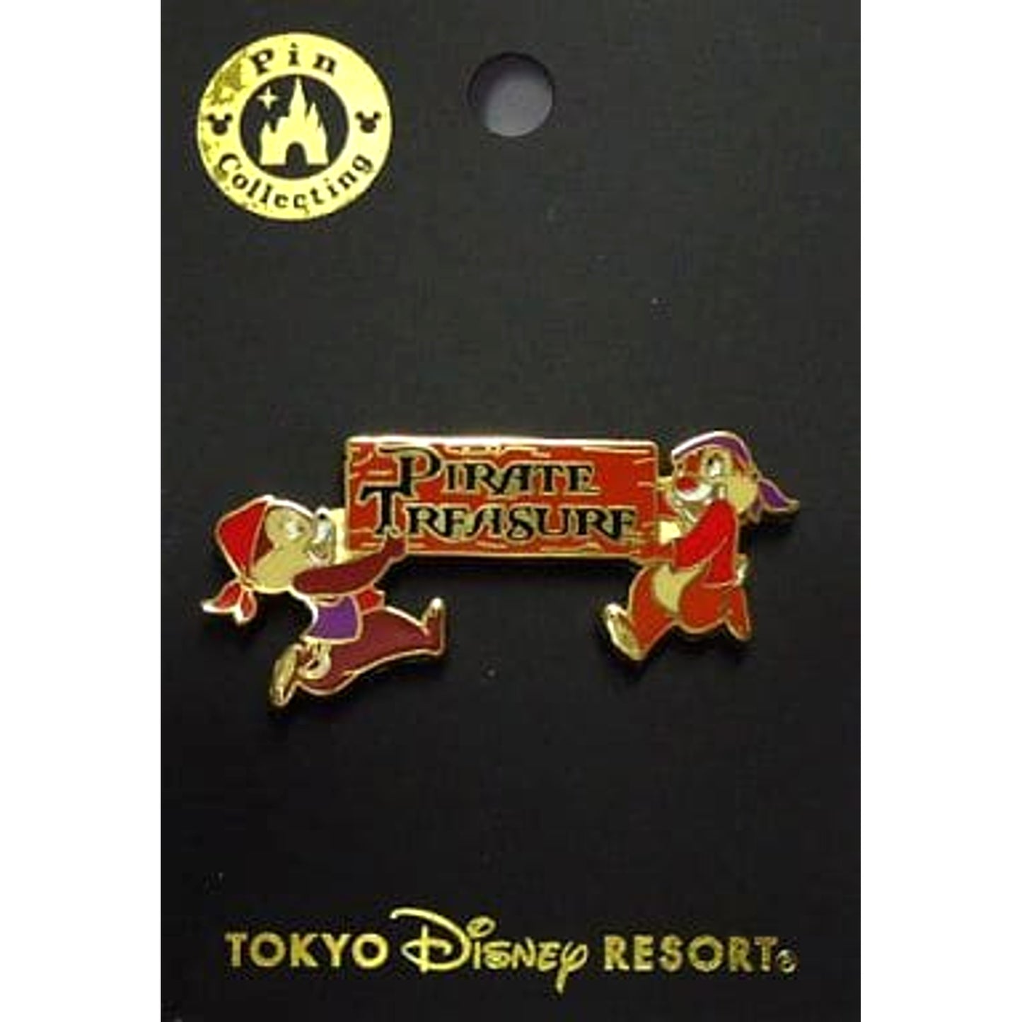 Disney Chip Dale Pirates of the Caribbean Pins Pin Collecting Tokyo Disney Resort Limited Pins [USED]
