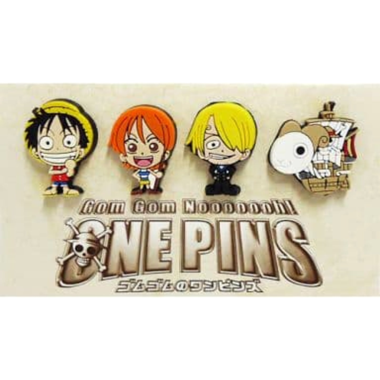 Luffy & Others One Piece: The Curse of the Sacred Sword Gum-Gum no One Pins Advance Ticket Benefits [USED]