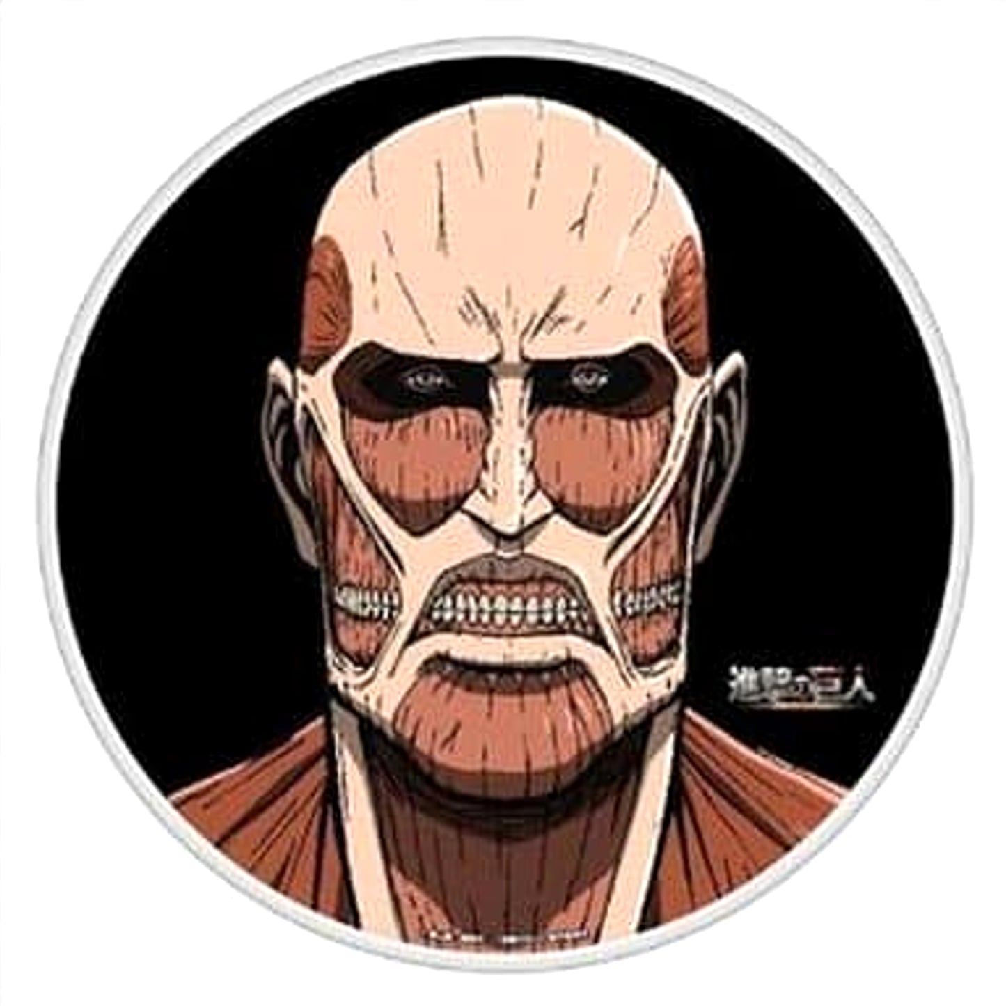 Attack on Titan Colossal Titan De Can Badge Buttons [USED]