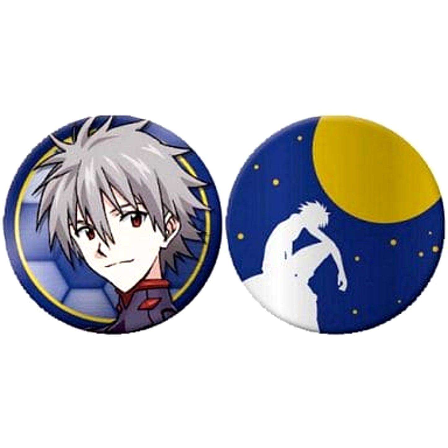 Rebuild of Evangelion Kaoru B Can Badge Set Buttons [USED]