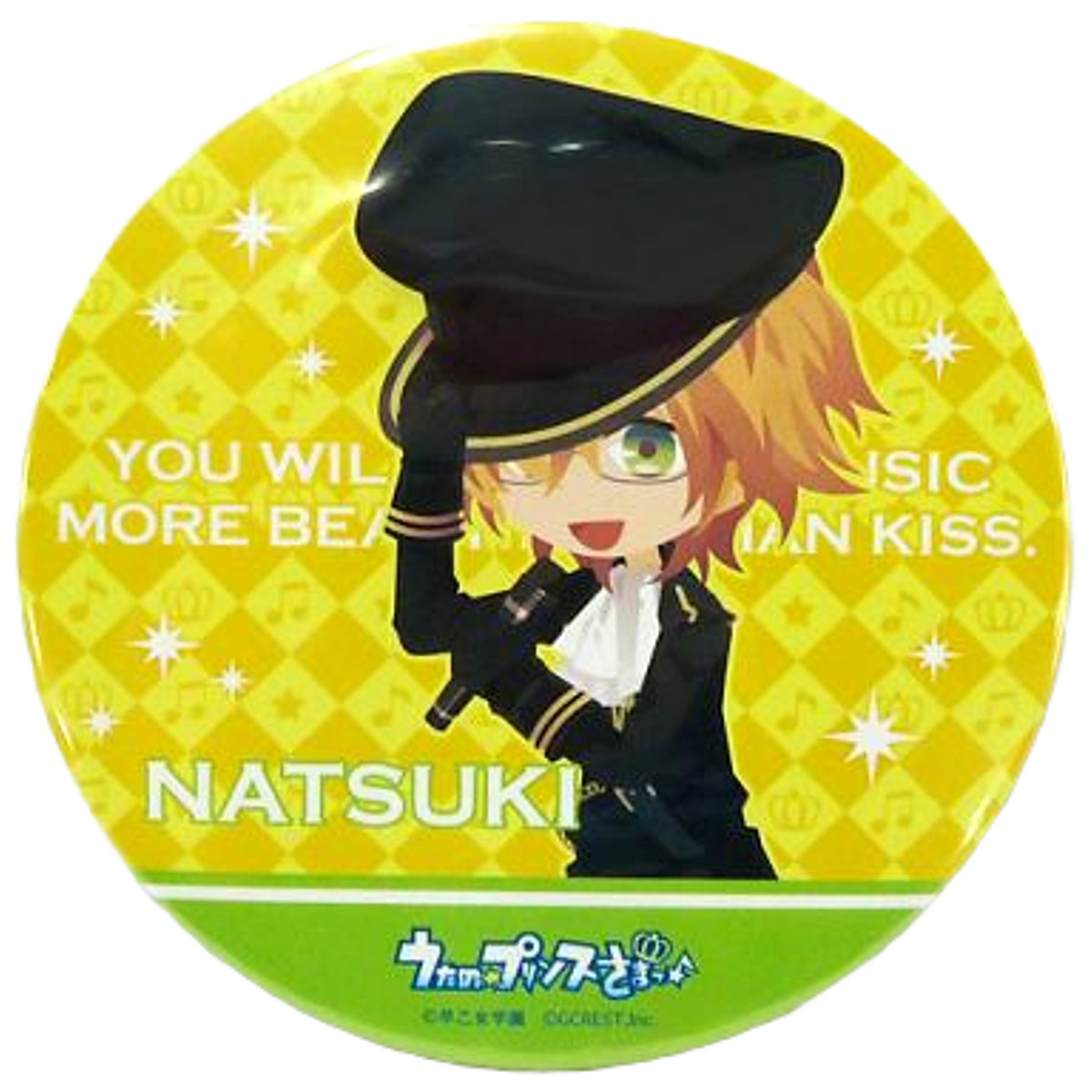 Natsuki Shinomiya Uta no Prince Sama Big Can Badge Can Badge Can Badge [USED]