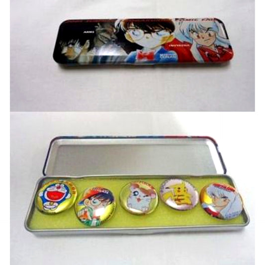 Set of 5 Button Set 2001 SUMMER Shogakukan Comic Fair [USED]