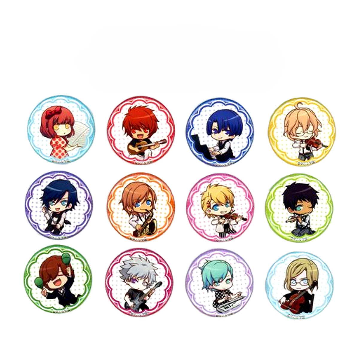 Otoya Ittoki , etc. Uta no Prince Sama Music 2 Regular Package Illustration Ver. First Time Limited GoGo Box Stella Set Bundled Benefits Set of 12 Can Badge [USED]