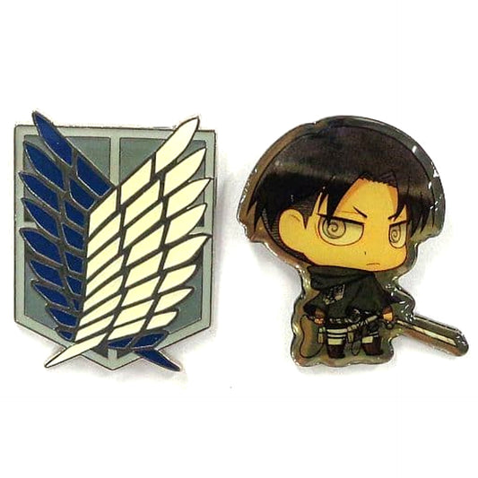 Attack on Titan Levi B Pins Set Pins [USED]