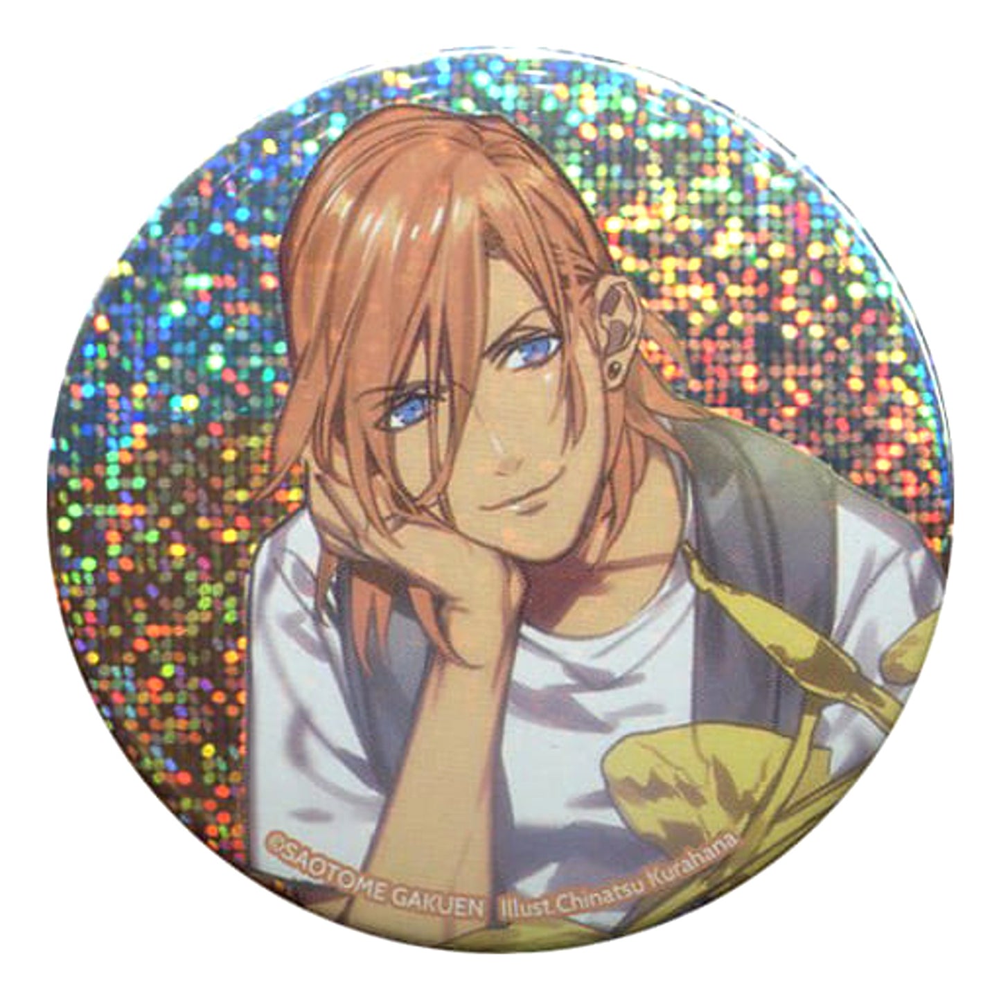 Uta no Prince Sama Ren Jinguji Trading Can Badge PRINCE SUMMER! Ver. Buttons [USED]