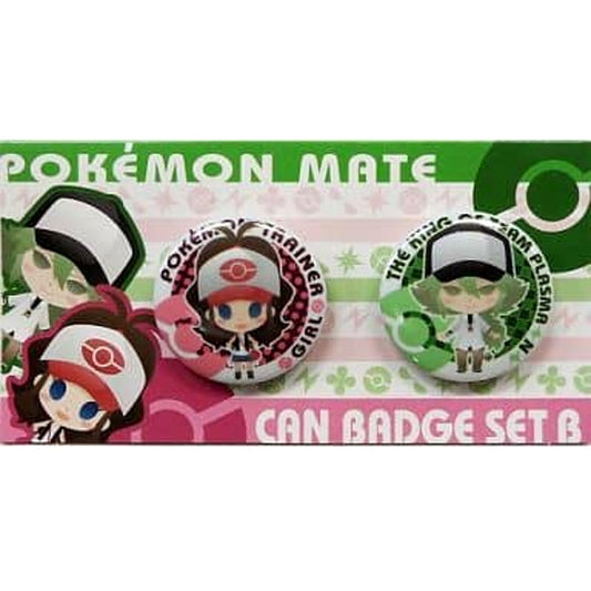 Pokemon Girl N Mate Can Badge Set Buttons [USED]