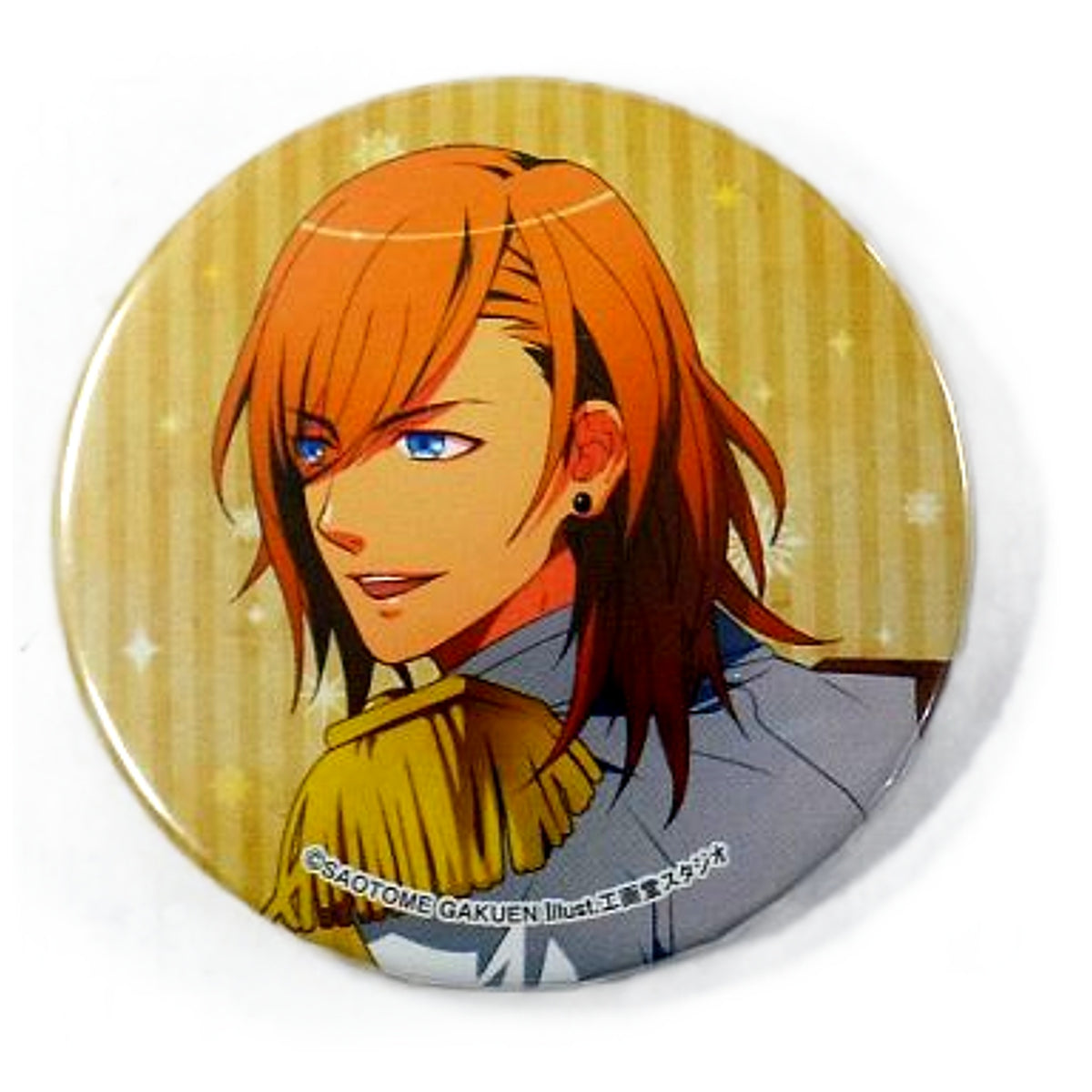 Ren Jinguji Uta no Prince Sama Trading Tin Badge Shining All Star CD Ver. Animate Limited Can Badge [USED]
