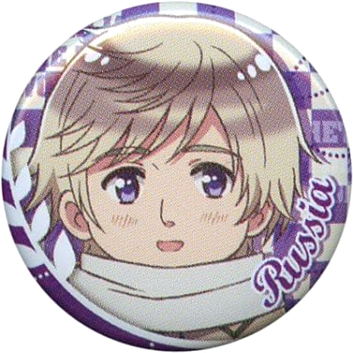 Hetalia The Beautiful World Russia Can Badge Collection Buttons [USED]