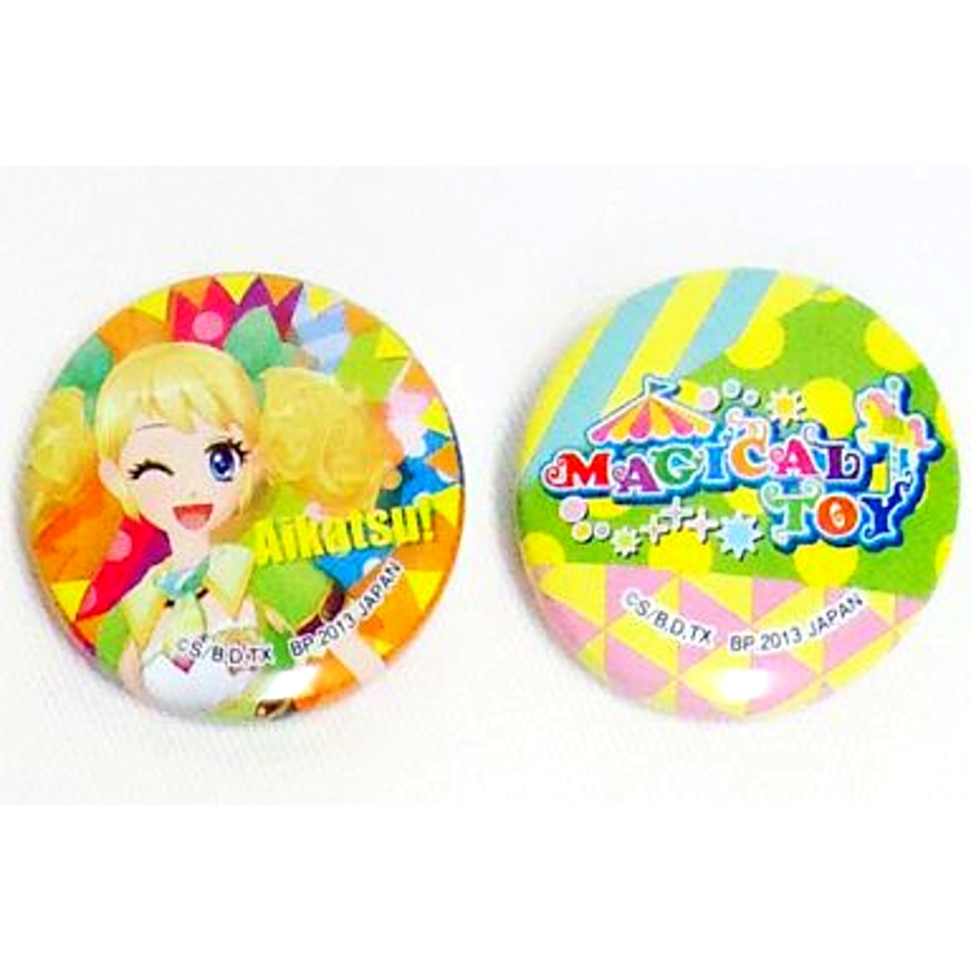 Kii Saegusa Badge - Set of 2 Ichiban Kuji Puchi Aikatsu Prize D [USED]