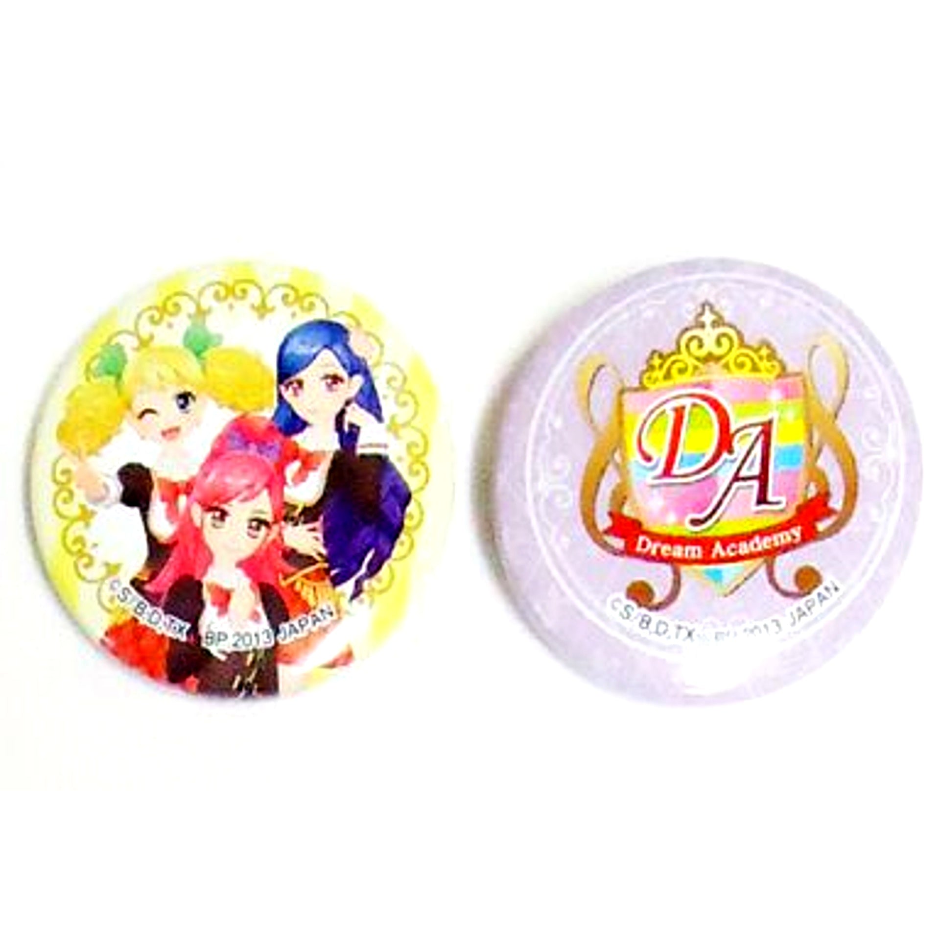 Dream Academy Badge - Set of 2 Ichiban Kuji Puchi Aikatsu Prize D [USED]
