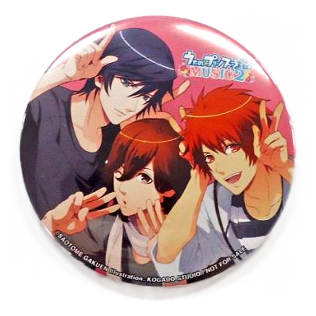 Reiji & Otoya & Tokiya Uta no Prince Sama Music 2 Illustration Drawn By Kogado Studio First Time Limited GoGo Box LAWSON HMV Special Set Bundled Benefits Can Badge [USED]