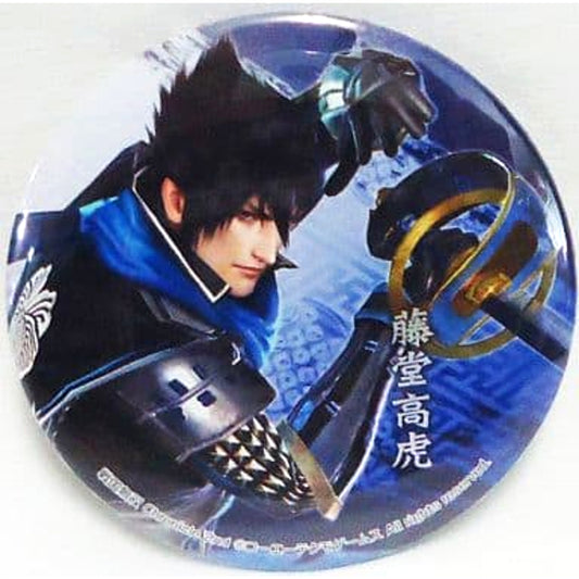Samurai Warriors Takatora Todo Can Badge Kuji Voice Actor Mystery Gaiden Departure! Oath of Righteousness Limited Buttons [USED]