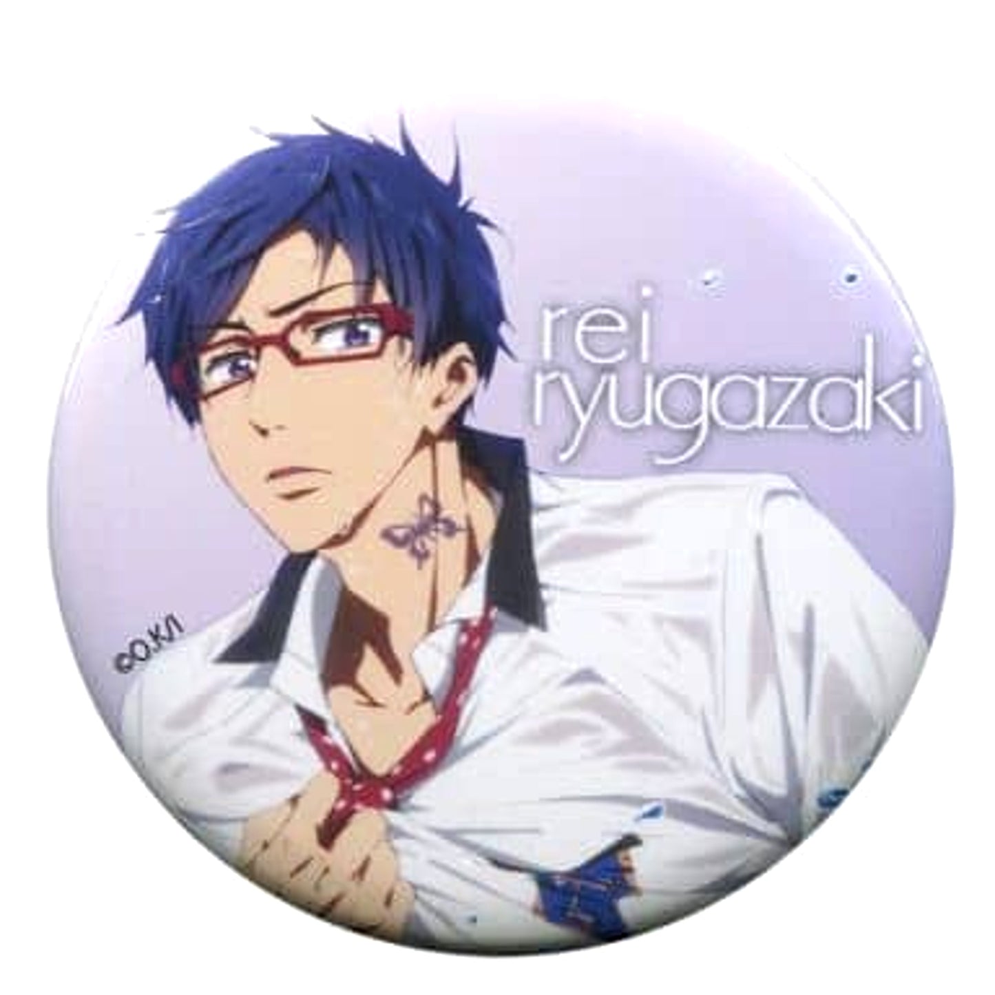 Free! Rei Ryugasaki Can Badge 5.7cm C85 Limited Tote Bag & Can Badge Set Included Buttons [USED]