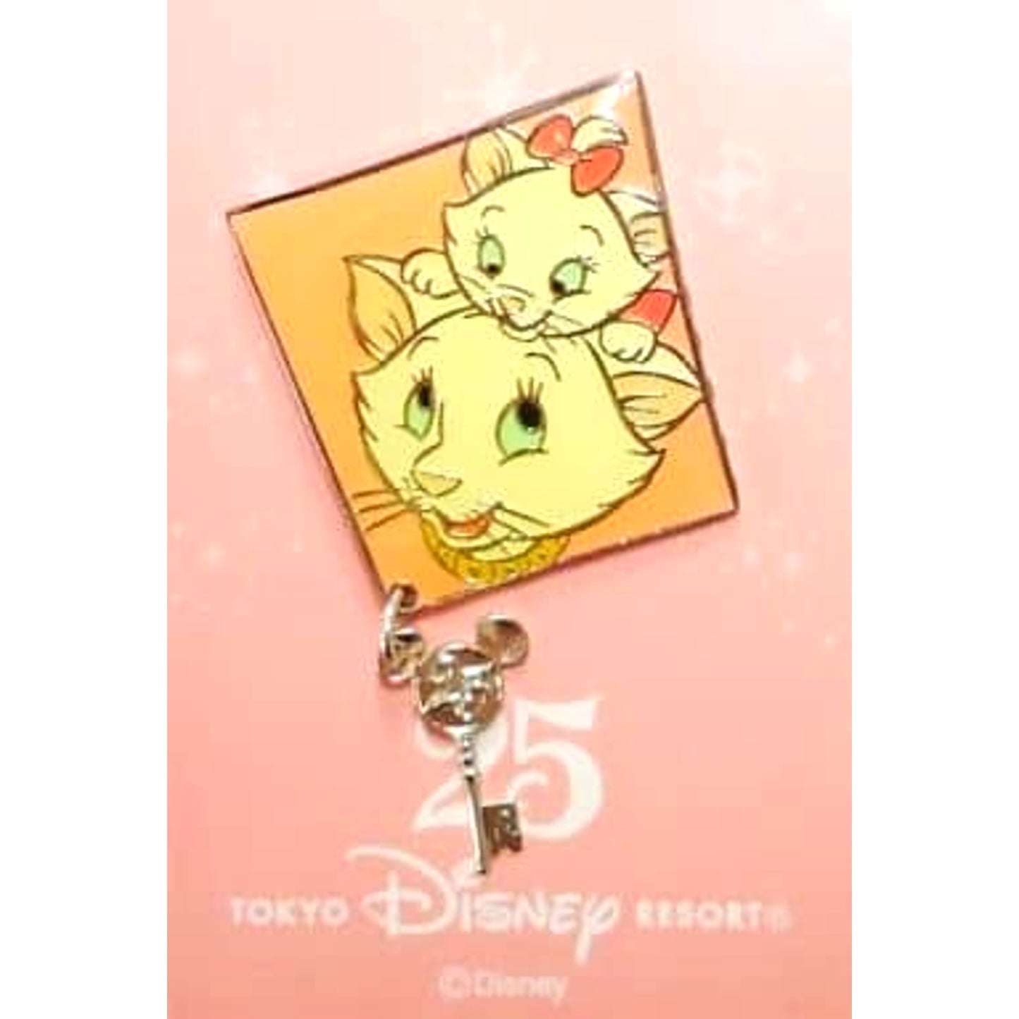 Stylish Cat Duchess Marie Pins Tokyo Disney Resort Limited 25th Anniversary Giveaway Item Pins [USED]