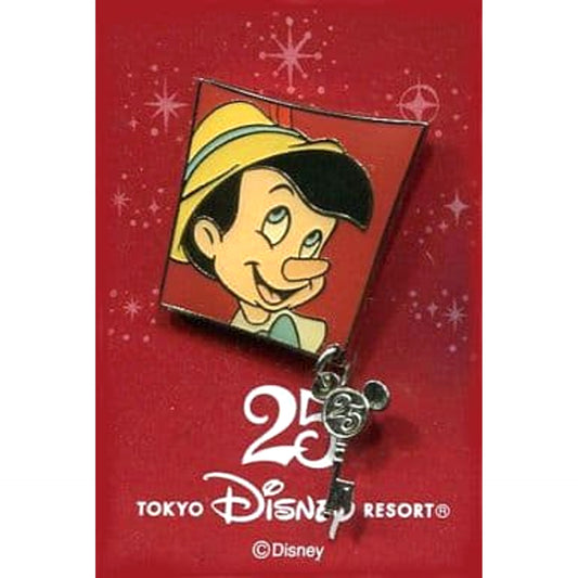 Disney Pinocchio Tokyo Resort 25th Anniversary Original Pin Tokyo Disney Sea Spring Carnival Exclusive Visitor Giveaway Item Other-Goods [USED]