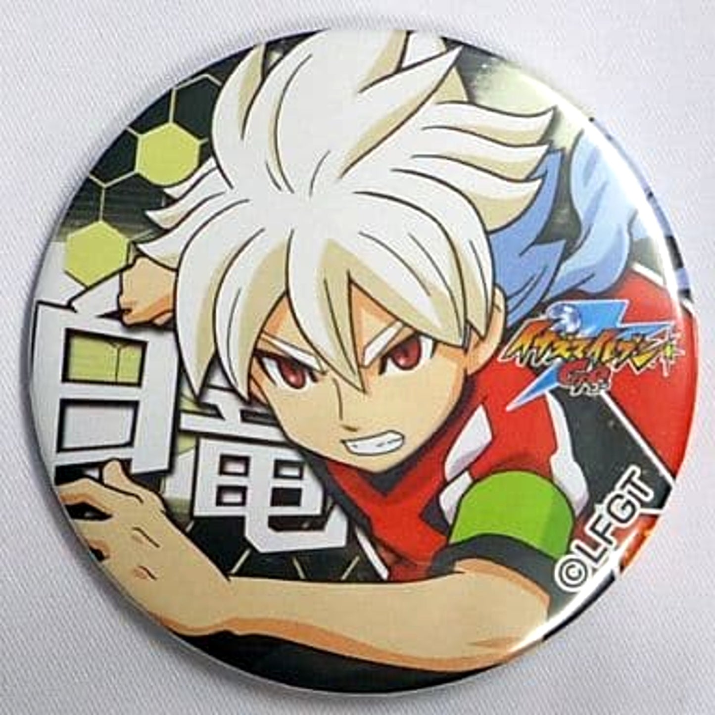 White Dragon Inazuma Eleven / Go Dodeka Button 2 [USED]
