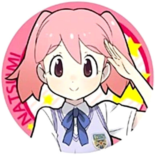 Sergeant Frog Natsumi Hinata Can Badge Buttons [USED]