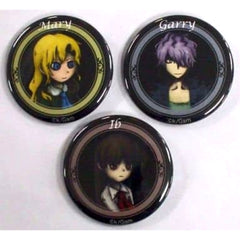 Ib Eve & Garry & Mary C82 Limited Set of 3 Buttons [USED]