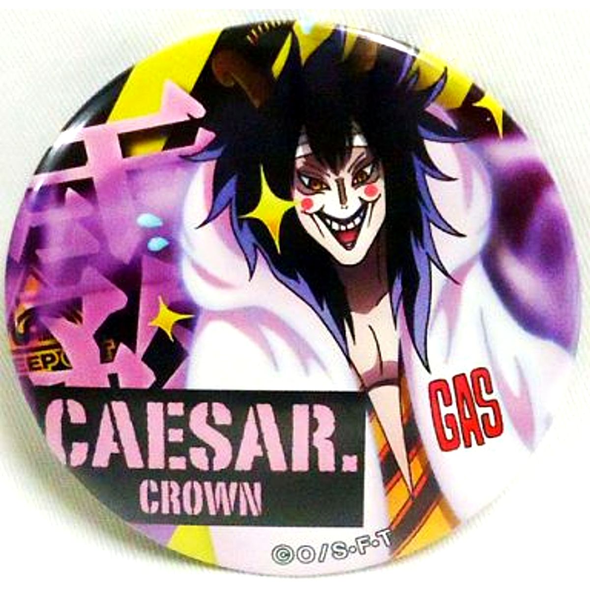 Caesar Clown One Piece Yakara BLUE Button [USED]