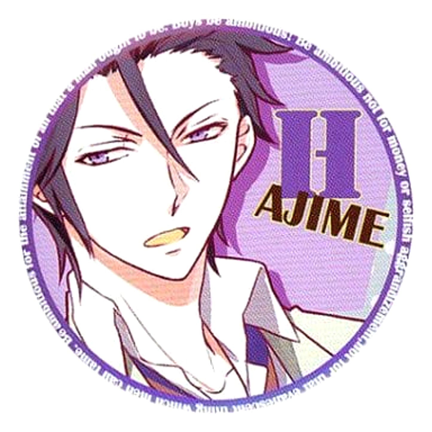 Tsukiuta. Hajime Mutsuki Trading Can Badge Spring Fan Festival Limited Buttons [USED]
