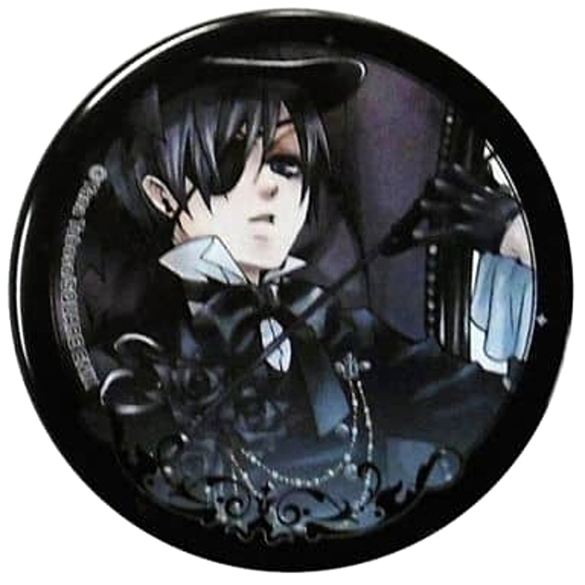 Black Butler Ciel Phantomhive Ani Cap Can Badge Buttons [USED]