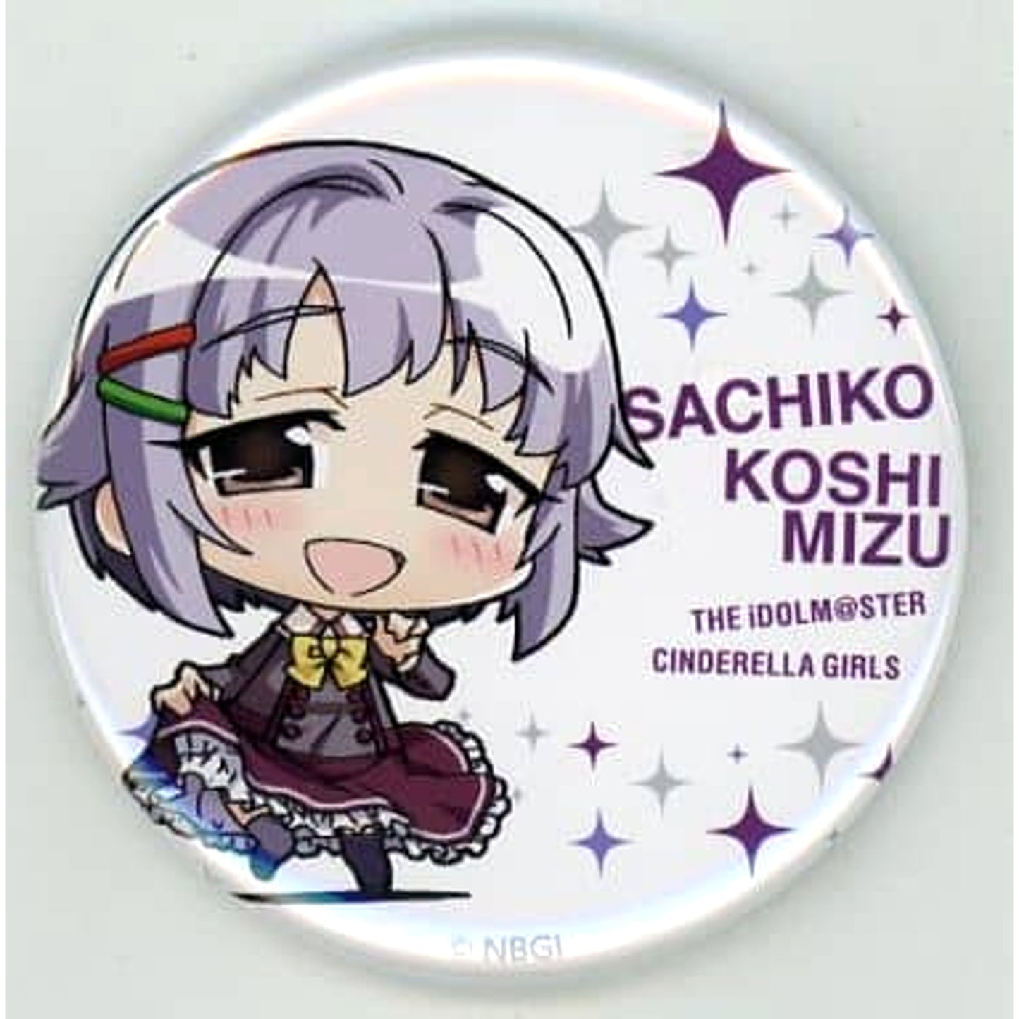 THE IDOLM@STER Cinderella Girls Koshimizu Sachiko Minicchu Can Badge Collection Stage 1 Buttons [USED]
