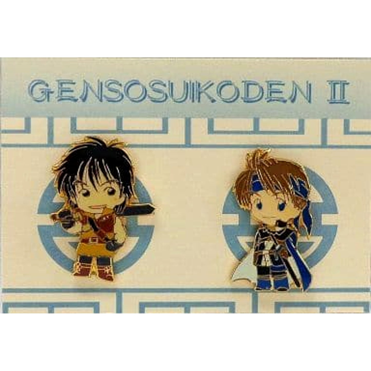 Flick Victor A Suikoden II 2 Pieces Pins Set [USED]