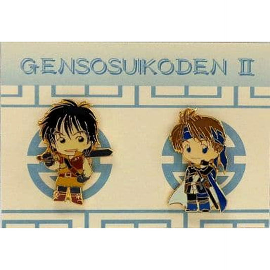 Flick Victor A Suikoden II 2 Pieces Pins Set [USED]