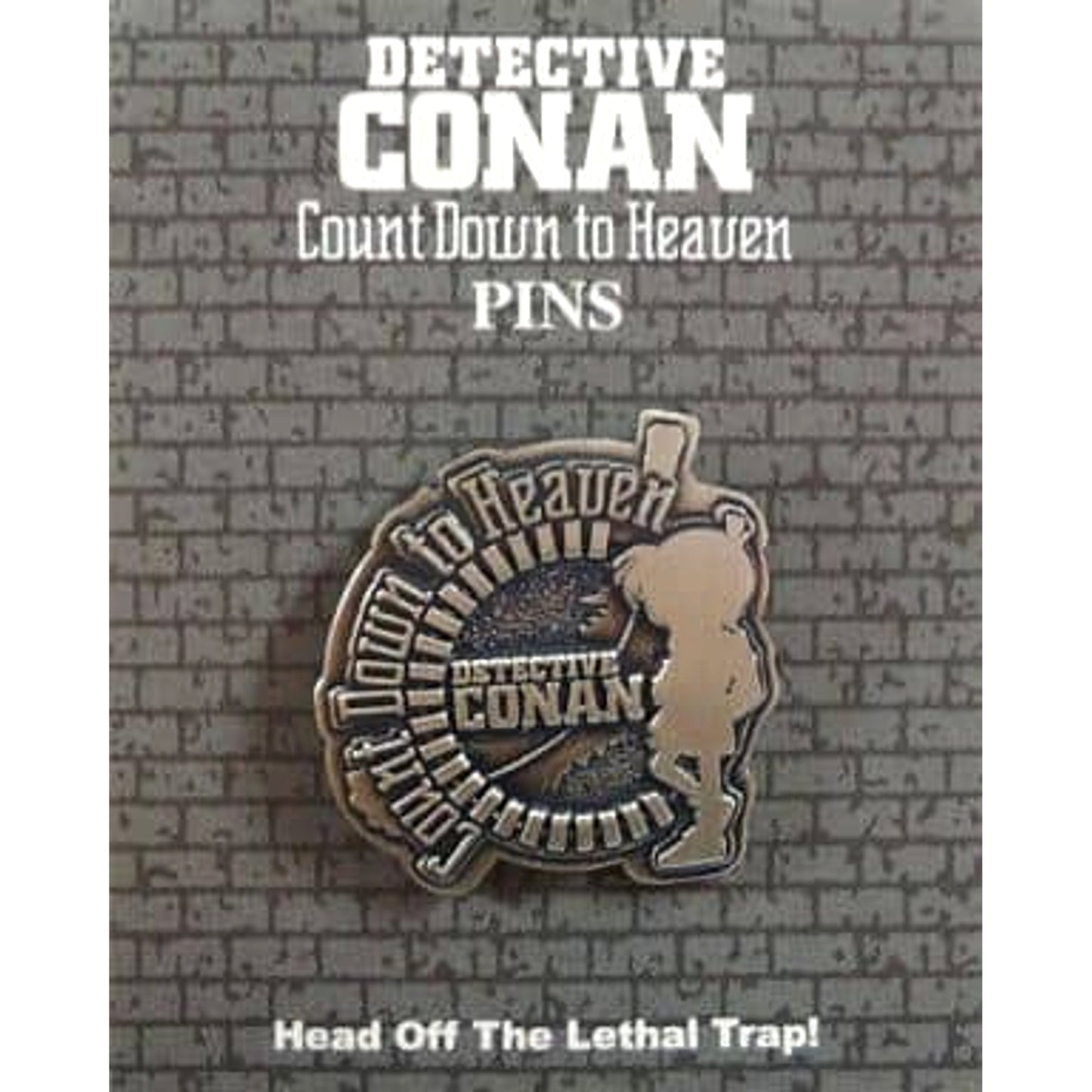 Case Closed: Countdown to Heaven Conan Edogawa Lapel Pin Buttons [USED]