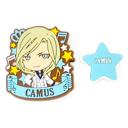 Camus Uta no Prince Sama Maji LOVE 2000% Ichiban Kuji Rubber Pin Set Prize J 2 Piece Set Lapel Pin [USED]