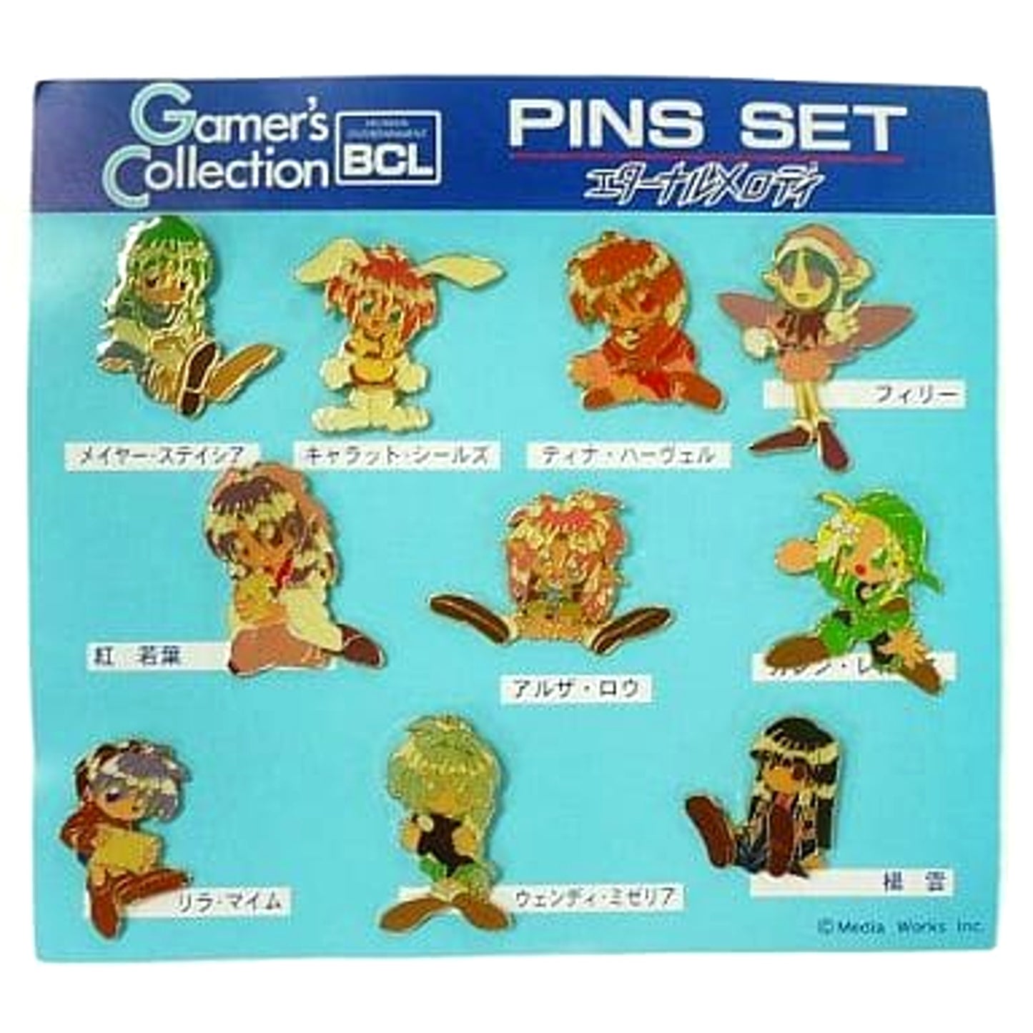 Eternal Melody Mayer Stacia & Others Pins Set Set of 10 Pins [USED]