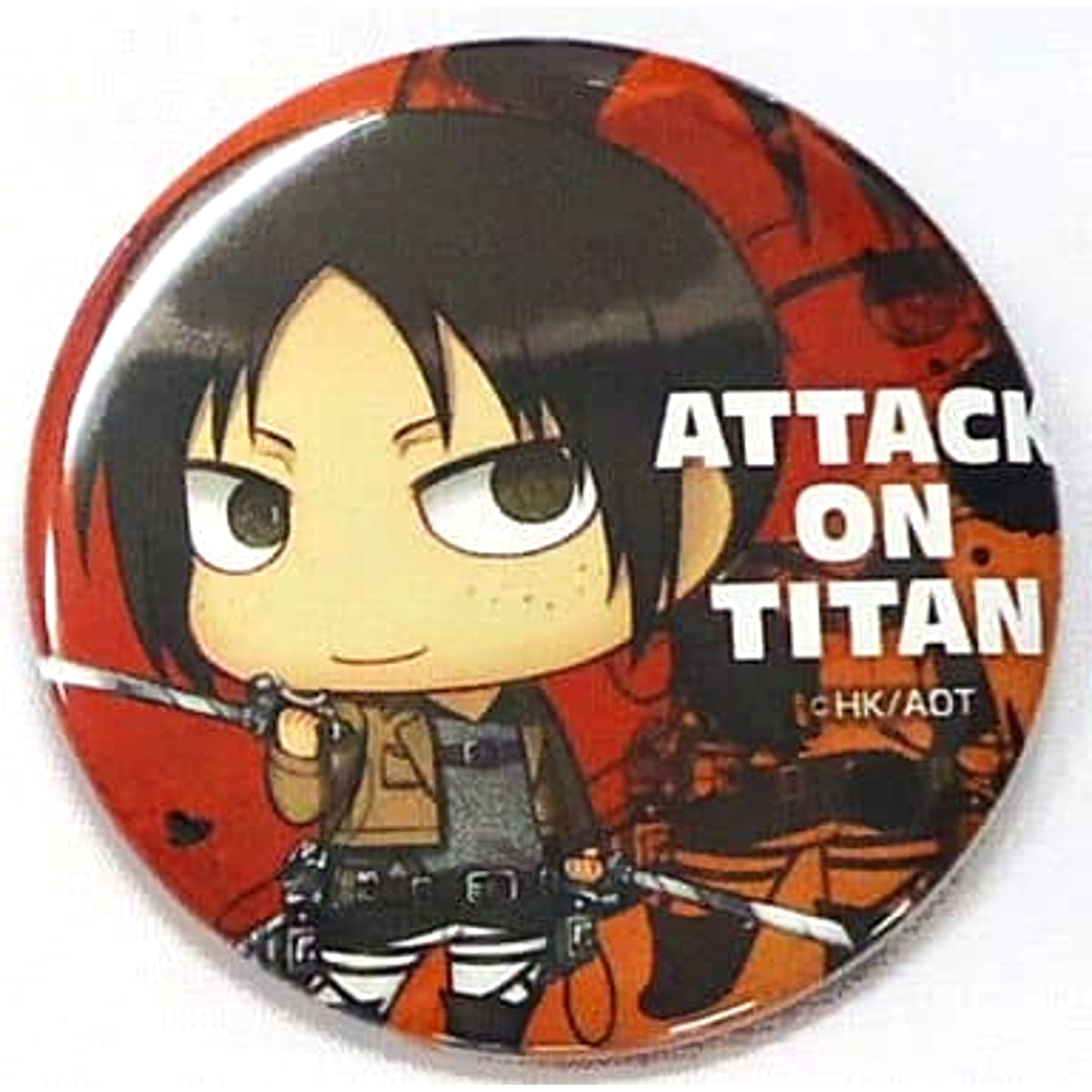 Attack on Titan Ymir Can Badge Collection 3 Buttons [USED]