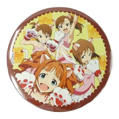 THE IDOLM@STER Yayoi Takatsuki & Others Extra Large Can Badge Producer-san, Namco de Campaign desuyo! Campaign! Limited Garapon M@STER Elite Producer Prize Buttons [USED]