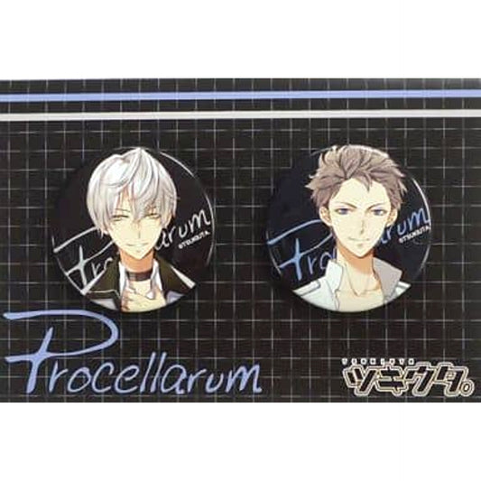 Tsukiuta. Kai Fuzuki Shun Shimotsuki C Can Badge Set of 2 Buttons [USED]