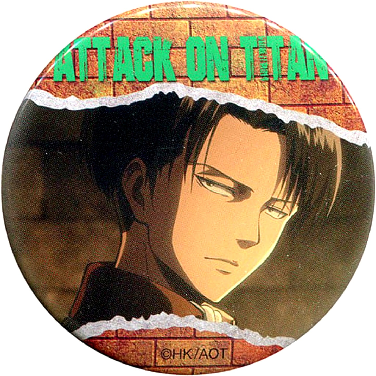 Levi Attack on Titan Big Badge 2 Lawson Attack on Titan Campaign [USED]