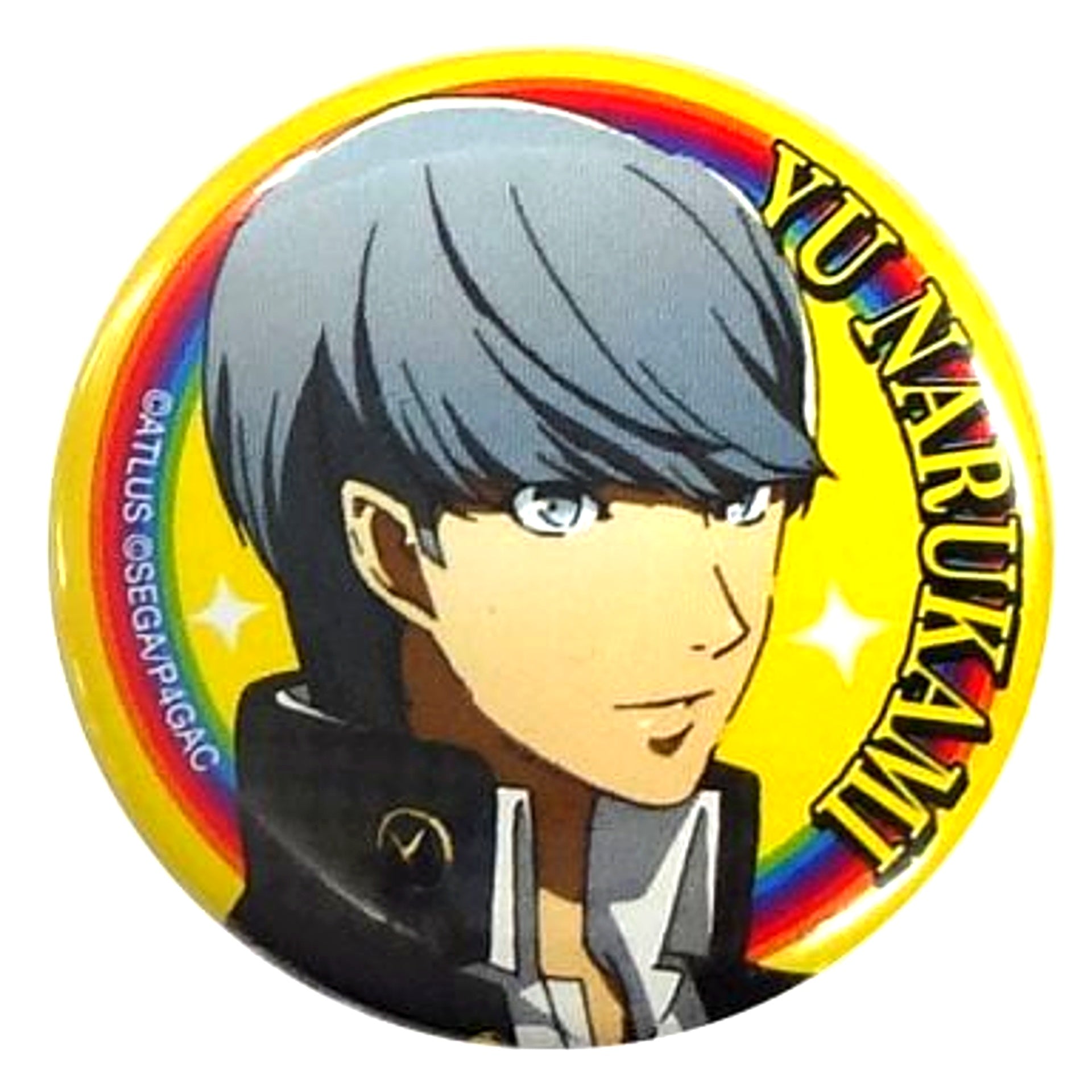 Yu Narukami With Name Persona 4 Golden Button Selection [USED]