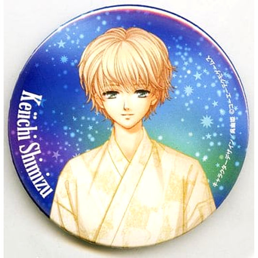 100man-nin no Kiniro no Corda Keiichi Shimizu Trading Can Badge Neo Romance Festa La Corda d'Oro Seiso Gakuin Festival 4 Limited Buttons [USED]