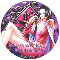 One Piece Boa Hancock Snake Yakara Can Badge Pink&Gold Buttons [USED]