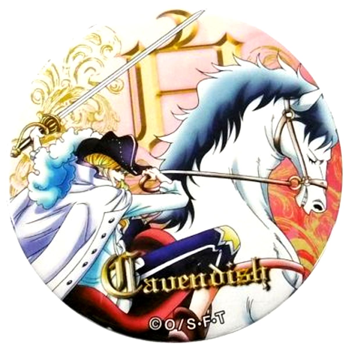 Cavendish One Piece Yakara Button PINK & GOLD [USED]