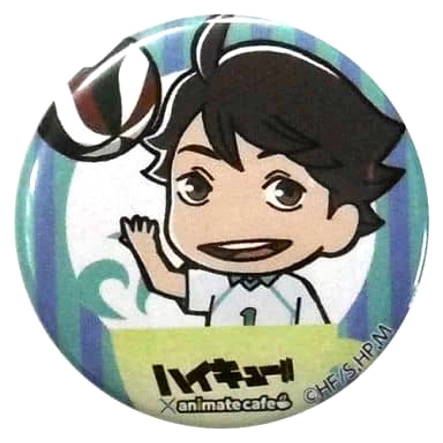 Haikyu!! Toru Oikawa Random Can Badge animate cafe Limited Buttons [USED]