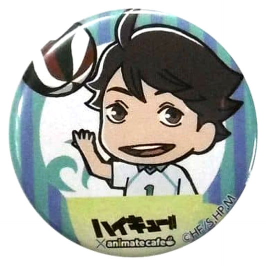 Haikyu!! Toru Oikawa Random Can Badge animate cafe Limited Buttons [USED]