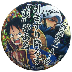 One Piece Luffy Law Secret Premier Year 5th Anniversary Quote Can Badge Collection Universal Studios Japan Limited Buttons [USED]