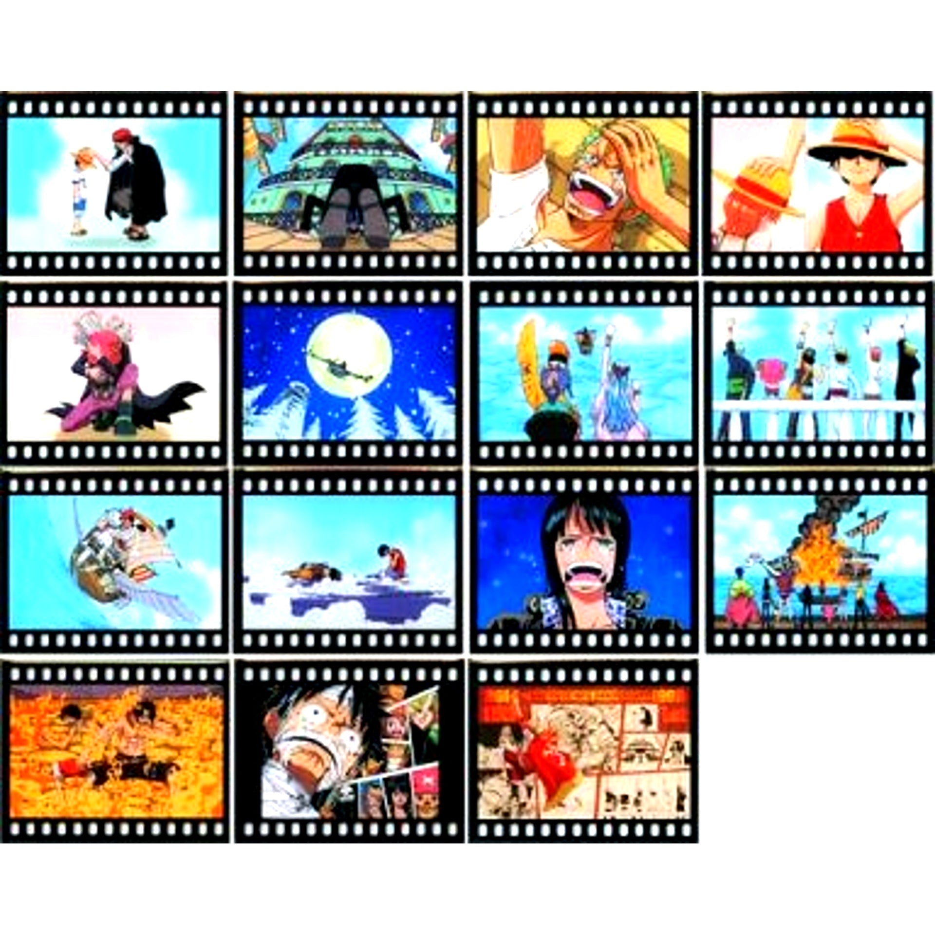 Set of 15 One Piece Pins Collection THE 15TH ANNIVERSARY [USED]