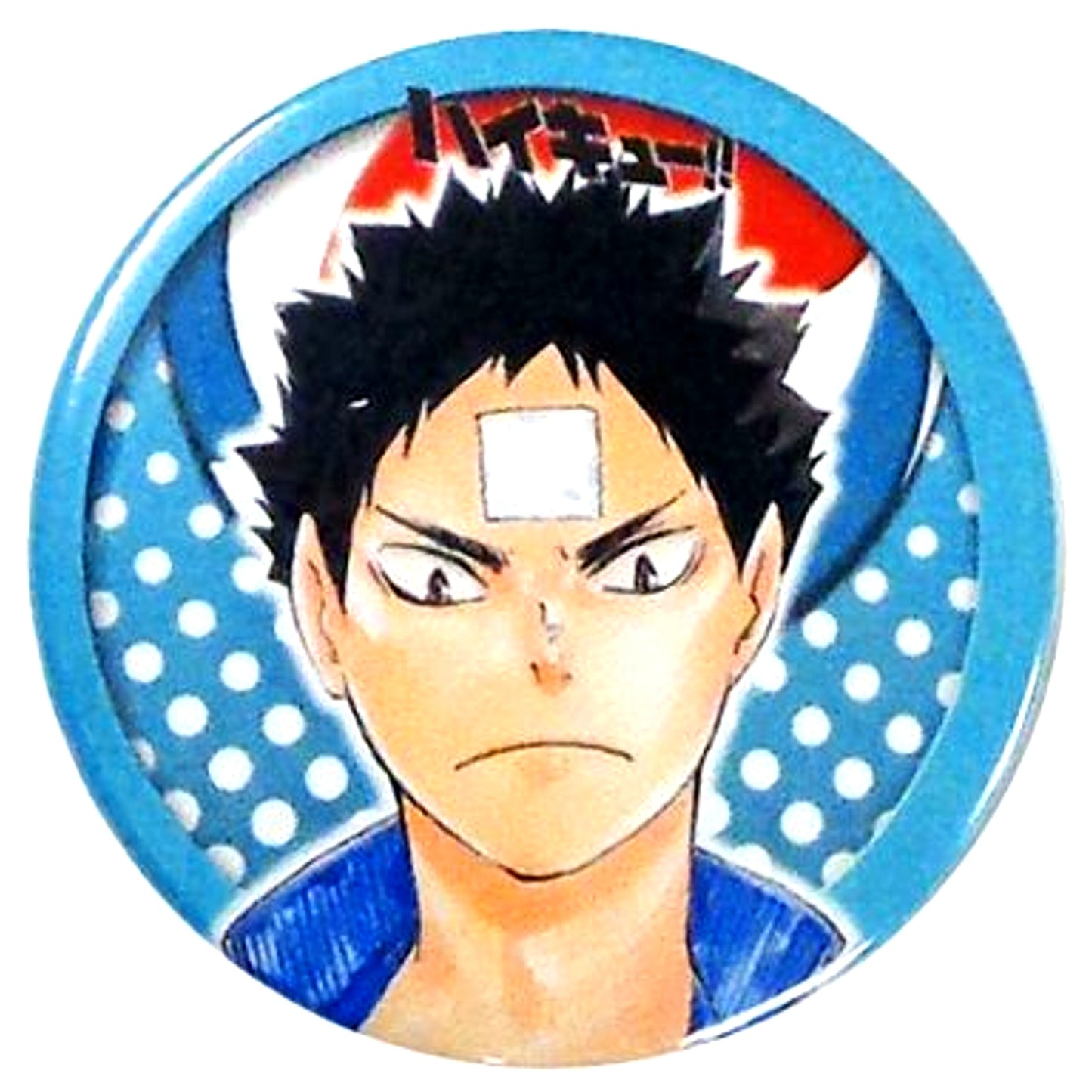 Hajime Iwaizumi Haikyu!! Original Button Mekke! Summer 2014 Fair Eligible Product Purchase Bonus [USED]