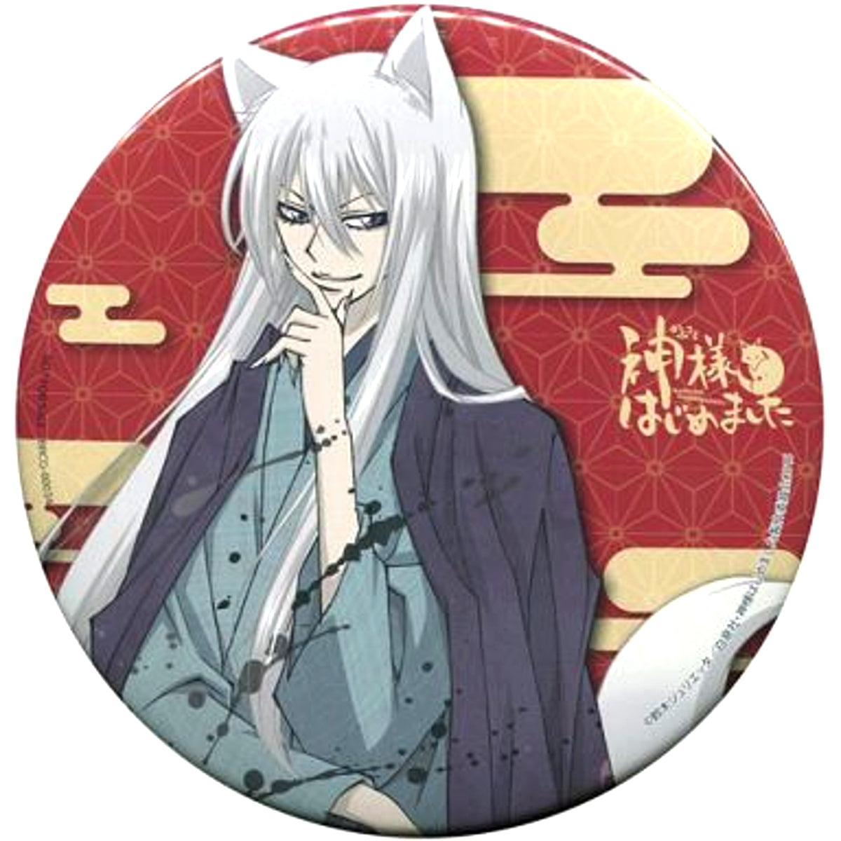 Tomoe Kamisama Kiss C87 Character Song with Big Button Let's Baribari Divine Messenger's Affection Hacchake Remix Single Item Big Button [USED]