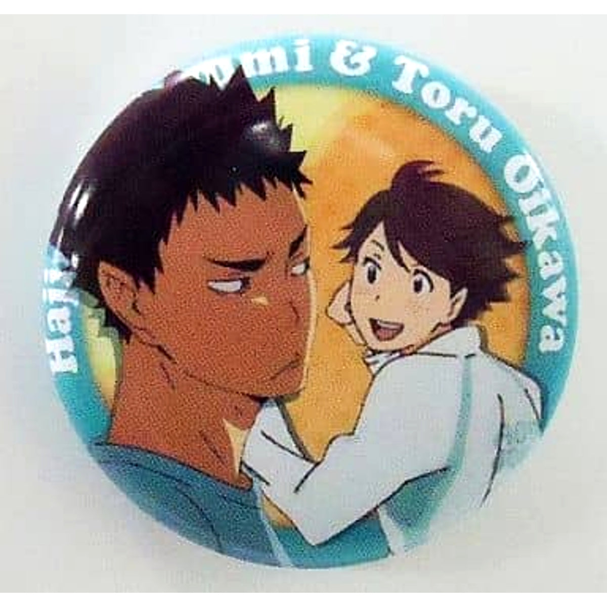 Haikyu!! Toru Oikawa Hajime Iwaizumi Ichiban Omikuji Can Badge Buttons [USED]