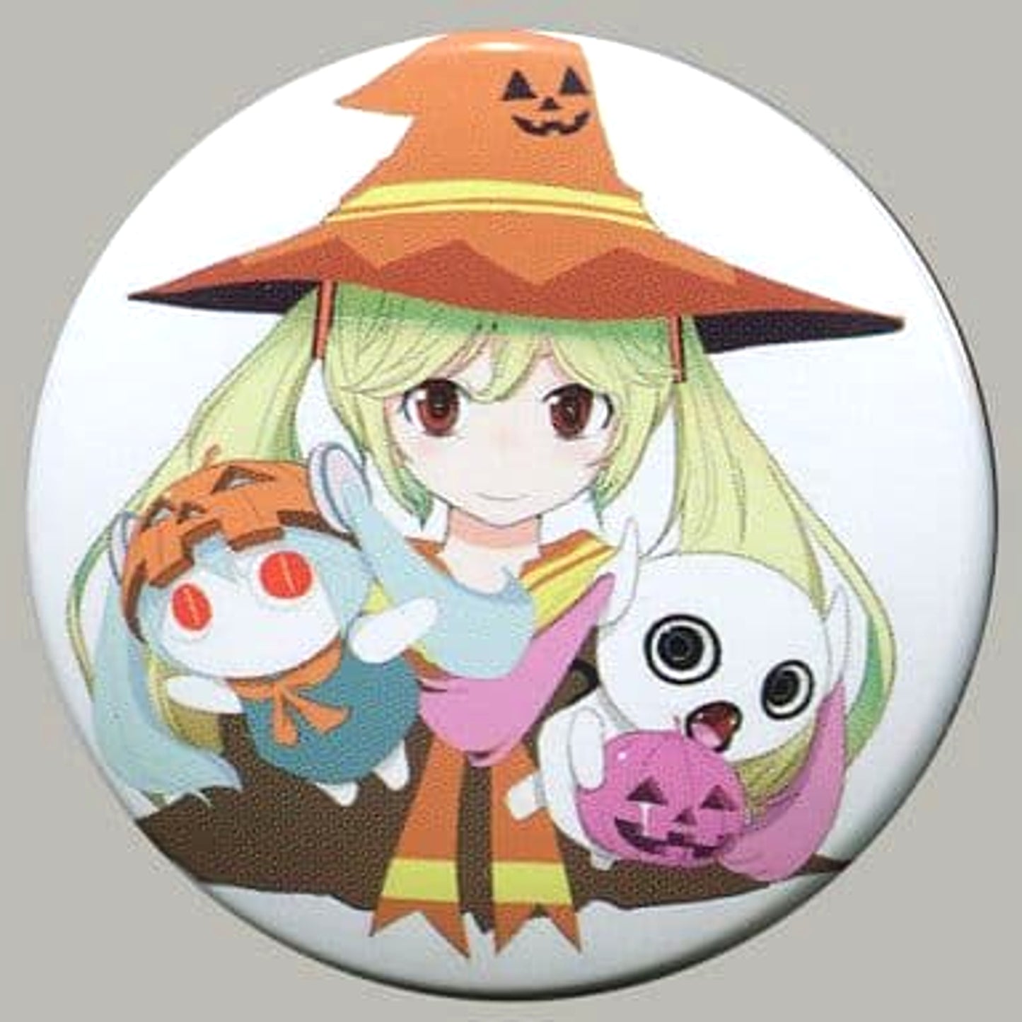 VOCALOID Hatsune Miku Pinocchiop Can Badge Collection Miku Loves Family Mart Campaign 4th Happy Halloween Trick or Miku? Limited Buttons [USED]