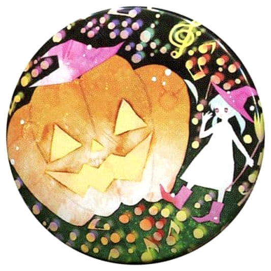 VOCALOID Hatsune Miku Yoshitsugi Yoshida Can Badge Collection Miku Loves Family Mart Campaign 4th Happy Halloween Trick or Miku? Limited Buttons [USED]