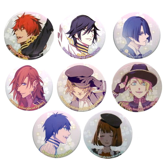 Uta no Prince Sama Otoya Ittoki & Others Trading Can Badge History Ver.6 SHINING STORE Limited All 8 Types Set Buttons [USED]